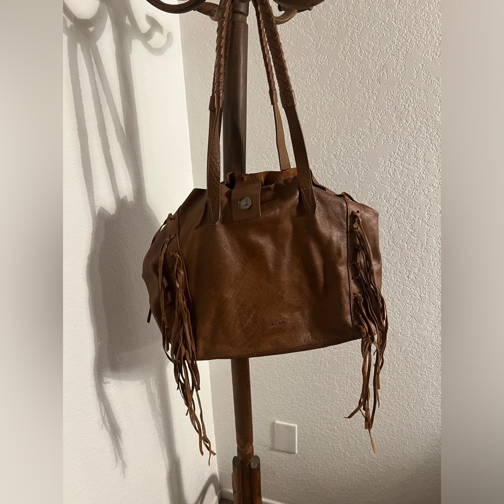 Colombia Leather Fringes Bag